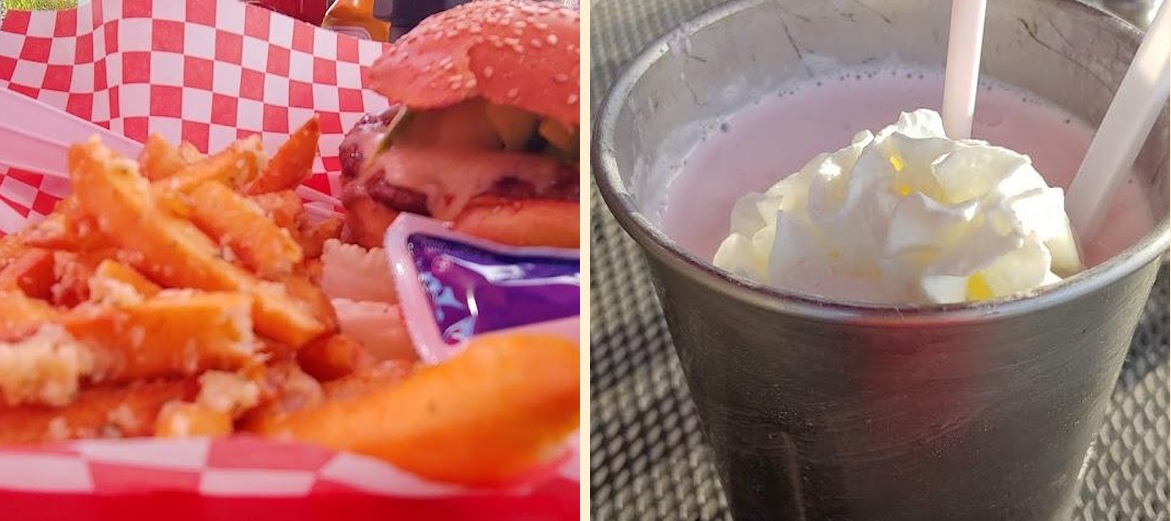 J J's breakfast and burgers Menu