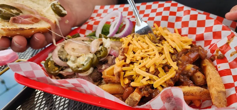 Jalapeno Burger and Fries